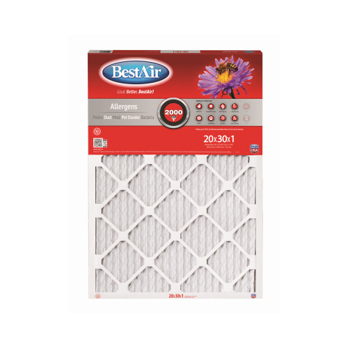 20x30x1 Furnace Filter - pack of 6