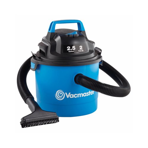 CLEVA INT'L TRADING LTD VOM205P Wall-Mount Compact Wet/Dry Vac, 2 Peak HP, 2.5 Gallons