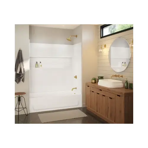Bootz Z041-5000-00 Bathtub Surround 60" H X 30" W X 60" L White White