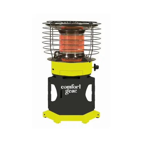 Portable 360-Degree Propane Heater, Indoor/Outdoor, 13,500-18,000 BTU, For (2) 1-Lb. LP Tanks