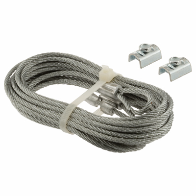 Prime-Line GD52102 Garage Door Safety Cables, 1/8 In. Carbon Steel   pair Galvanized