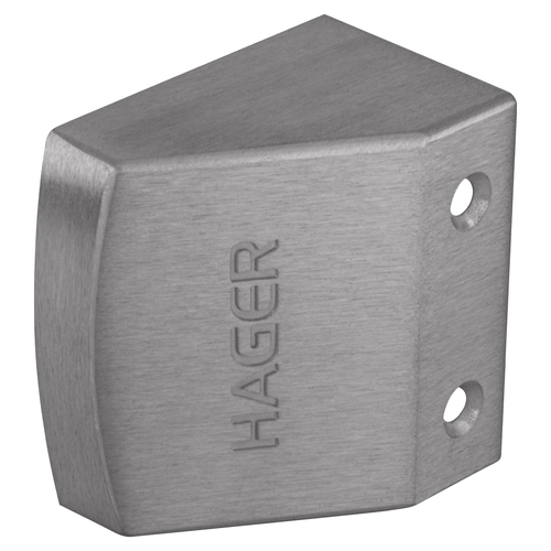 Hager 003414 End Cap Replacement Pack Satin Stainless Steel Finish