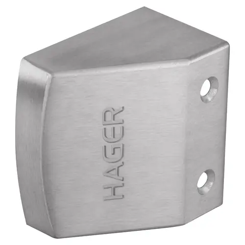 Hager 003424 4500/4600 End Cap Replacement Pack Satin Chrome Finish