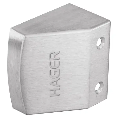 Hager 003433 4500/4600 End Cap Replacement Pack Bright Chrome Finish