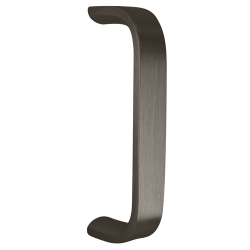 6" Straight Door Pull, 1" Flat and 1-1/2" Clearance Satin Bronze Finish