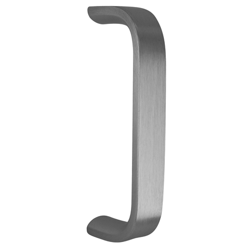 6" Straight Door Pull, 1" Flat and 1-1/2" Clearance Satin Chrome Finish