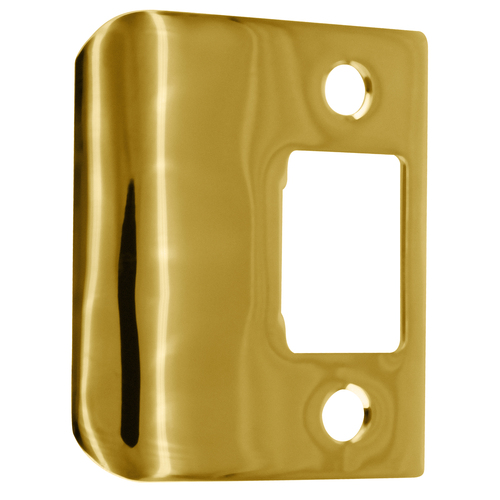 SPE200U3 2-1/4" x 1-1/2" (2" OAL) SC Extended Lip Strike - Polished Brass