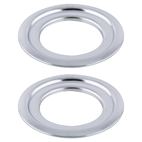 Adapter Ring Kit for Double Cylinder Locks with 2-1/8" Bore Hole Satin Chrome Finish