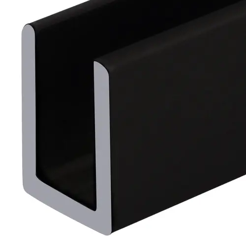 Oil Rubbed Bronze 3/8" Fixed Panel Shower Door Deep U-Channel - 23" Length - pack of 25