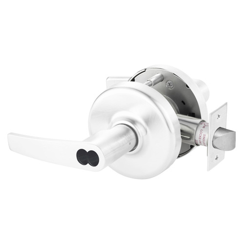 Grade 2 Entrance or Office Cylindrical Lock, Armstrong Lever, SFIC Prep Less Core, White Suede Powder Coat Finish, Non-handed White Suede Powder Coat