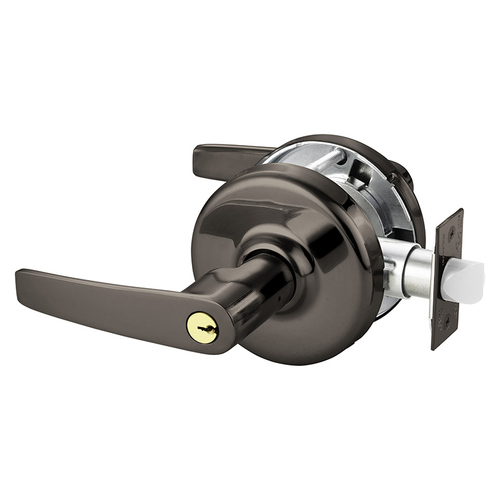 Grade 2 Entry or Office Cylindrical Lock, Armstrong Lever, Conventional Cylinder, Dark Oxidized Bronze Clear Coated Finish, Non-handed Dark Oxidized Bronze Clear Coated