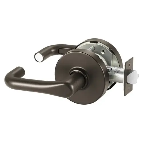 Grade 1 Exit Cylindrical Lock, J Lever, Non-Keyed, Dark Oxidized Bronze Finish, Not Handed Dark Oxidized Bronze