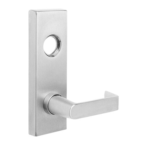 Grade 1 Exit Trim, Y Escutcheon, R Lever, Less Cylinder (Mortise), Classroom, 91/93/9400, Satin Stainless Steel Finish, Left Hand Reverse Satin Stainless Steel