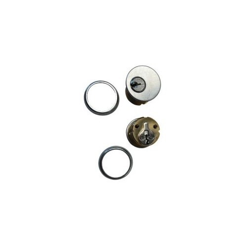 Gaab R503-01 1" Pair Of Mortise Cylinder With 2 Steel Cylinder Ring