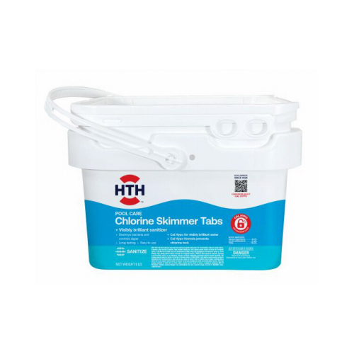 HTH 28019 Skimmer Tabs Pool Care Tablet 9 lb