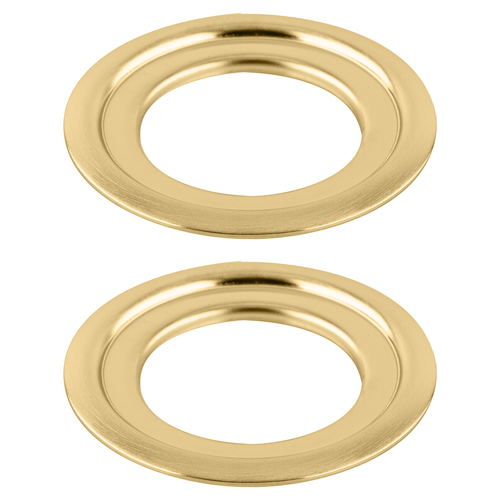 Adapter Ring Kit for Double Cylinder Locks with 2-1/8" Bore Hole Bright Brass Finish