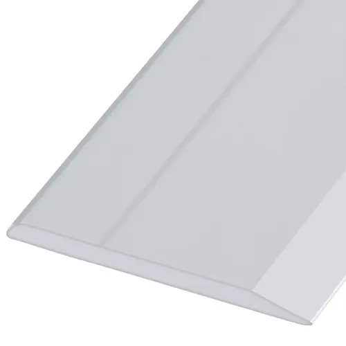 Brite Anodized Aluminum 5/8" Flat Face Mirror Edge Molding -  18" Stock Length - pack of 50