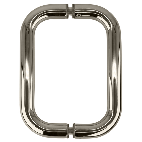 Polished Nickel 6" BM Series Back-to-Back Handle Without Metal Washers
