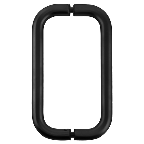 Matte Black 8" BM Series Back-to-Back Handle Without Metal Washers