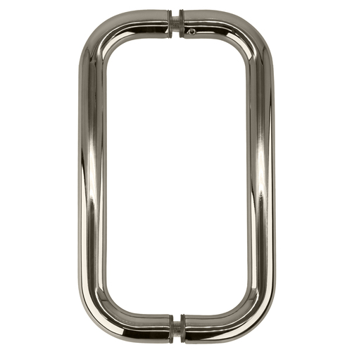 Polished Nickel 8" BM Series Back-to-Back Handle Without Metal Washers