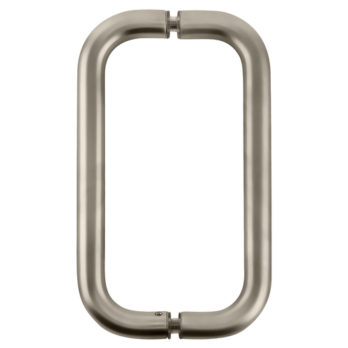 Satin Nickel 8" BM Series Back-to-Back Handle Without Metal Washers