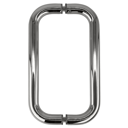 Polished Chrome 8" BM Series Back-to-Back Handle Without Metal Washers
