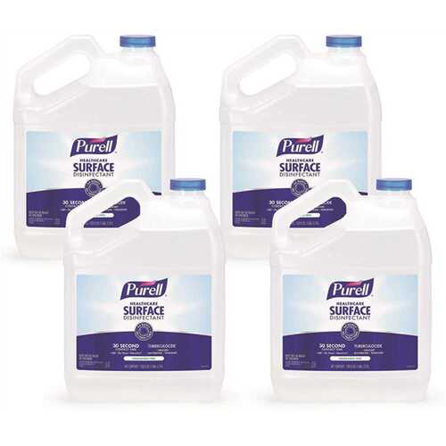 PURELL 4340-04 1 Gal. Surface Disinfectant Pour Bottle Refill Healthcare Surface Disinfectant, Fragrance Free