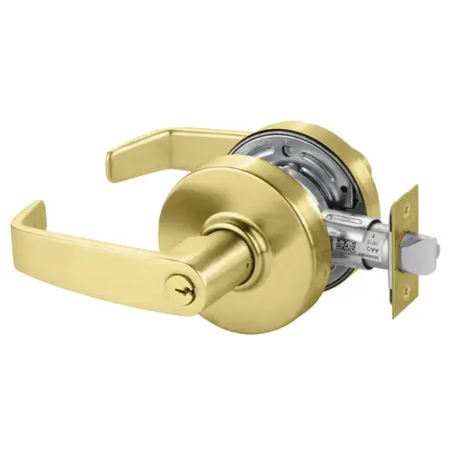 2028-7G05 LL 04 Cylindrical Lock Satin Brass