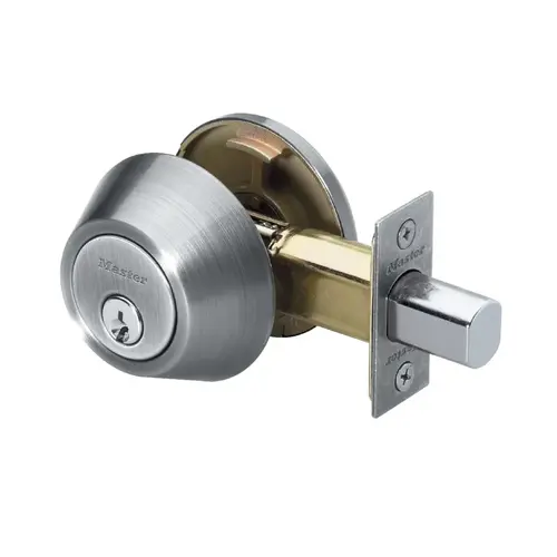 Single Cylinder Deadbolt, Satin Nickel (Carded)