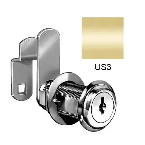 Cam Lock Bright Polished Brass