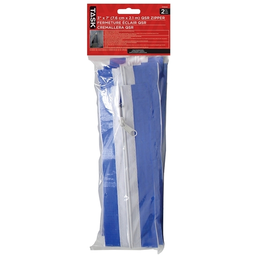 QSR Zipper, 7 ft L, 3 in W - pack of 2