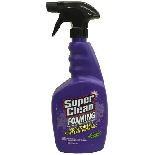 SuperClean 301032 Cleaner and Degreaser, 32 oz Bottle, Liquid, Citrus Light Purple