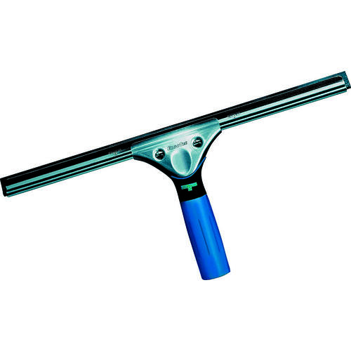 Performance Grip Squeegee, 18 in Blade, Rubber Blade, Blue