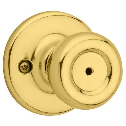 Security Series Tylo Privacy Door Knobset Bright Brass