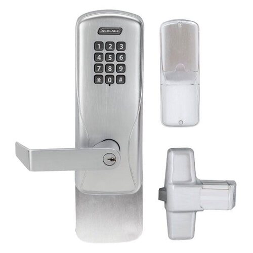 Schlage CO-100-993R-70-KP-RHO-643E-PO-RH Exit Trim with Keypad, Classroom/Storeroom, C, Aged Bronze