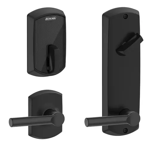 Deadbolts and Deadlatches Flat Black Coated