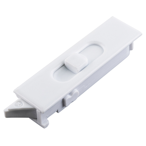 Silver Line Snap-In Tilt Latch 85 Series Right Hand White