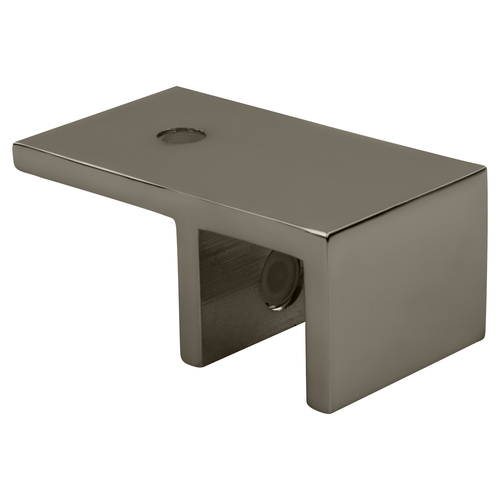 Polished Nickel Ceiling Mount "Sleeve Over" Glass Clamp