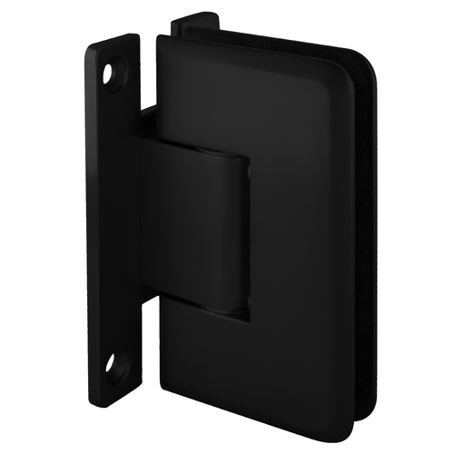 Black Cologne 337 Series Adjustable Wall Mount 'H' Back Plate Hinge