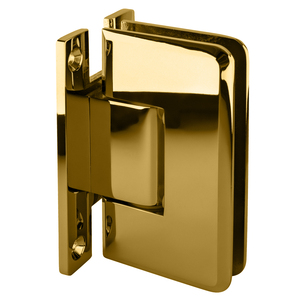 CRL Unlacquered Brass Cologne 337 Series Adjustable Wall Mount 'H' Back  Plate Hinge