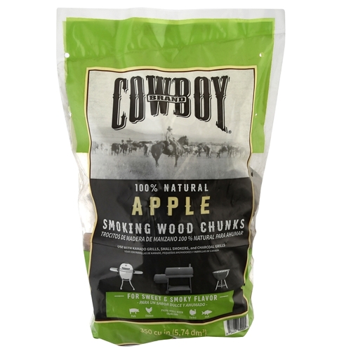 Cowboy 52330 Smoking Chunk, 16-3/4 in L, Wood, 350 cu-in