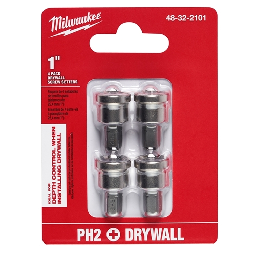 Drywall Screw Setter Set 1" L PH2 Steel