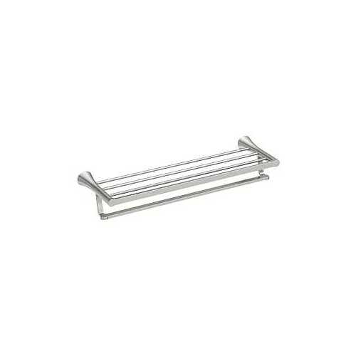 Mikah Series Towel Shelf, Zinc, Brushed Nickel