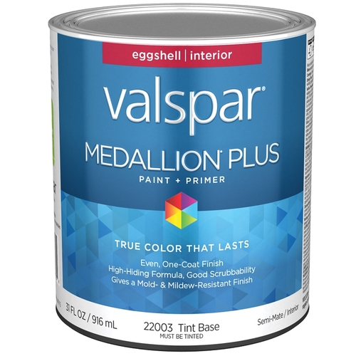 Valspar 028.0022003.005 PAINT&PRIMR INTR EGSHL TB QT