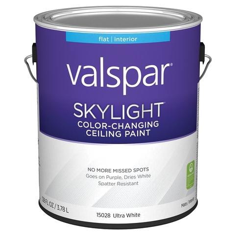 Skylight Color-Changing Ceiling Paint - Flat / Ultra White / 1 Gallon