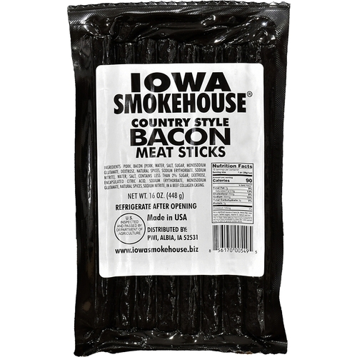 IOWA SMOKEHOUSE IS-16CSBA STICK MEAT CS BACON 16OZ