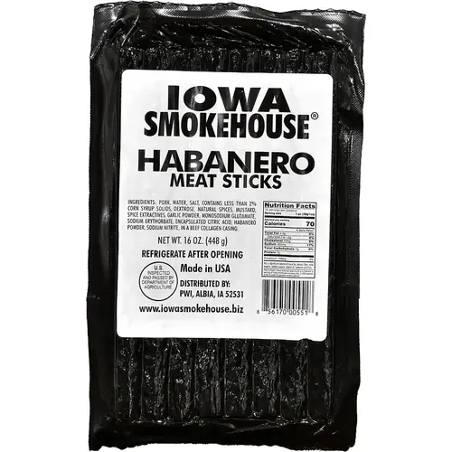 Meat Stick, Habanero Flavor, 16 oz