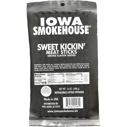 STICK MEAT SWEET KICKIN 16OZ