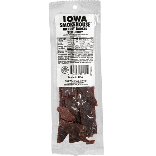 IOWA SMOKEHOUSE IS-5JH JERKEY BEEF HICKORY SMOKED 5OZ