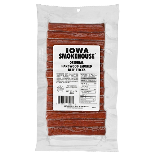 IOWA SMOKEHOUSE IS-MB11-XCP12 STICK BEEF HS ORIGINAL 11OZ - pack of 12